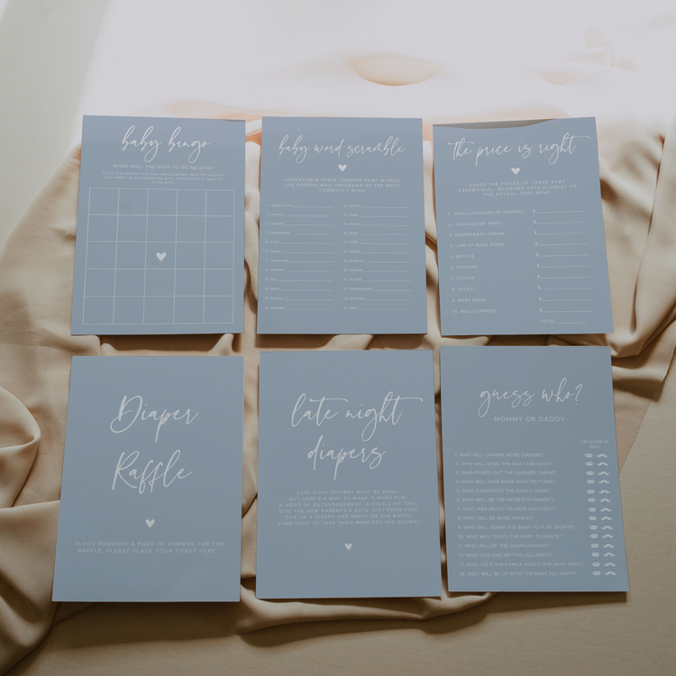KAI | Baby Shower Game Bundle