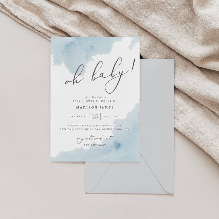 LUCA | Baby Shower Invitation