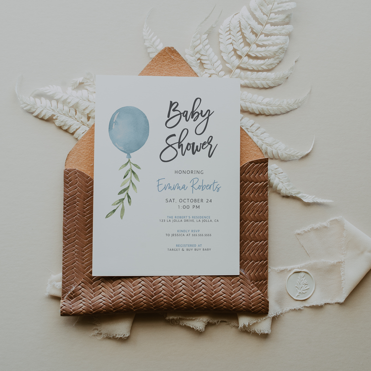 JAXON | Blue Balloon Invite