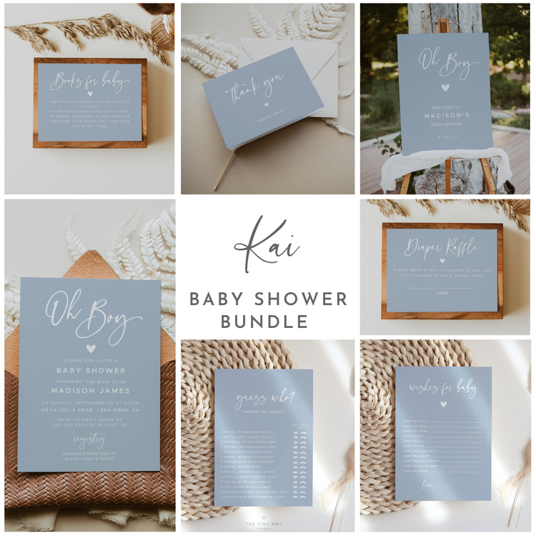 KAI | Blue Baby Shower Bundle