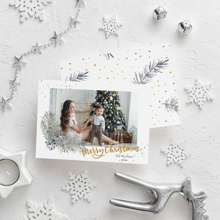 Christmas Card with Photo Template Printable Xmas Card Photo Holiday Card Templett Editable New Years Card Download with Pictures