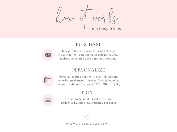 Modern Wedding Invitation Suite Template, Simple Wedding Invitation, Editable Minimalist Wedding Invitation Suite, Navy Blue Wedding, HAYLEY