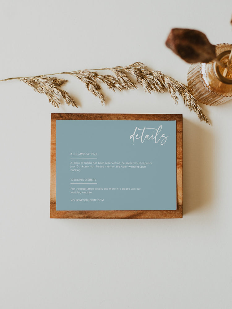 Wedding Invitation Set INSTANT DOWNLOAD Teal Turquoise Blue Watercolor Wedding Invite Template Editable Printable Invite Suite