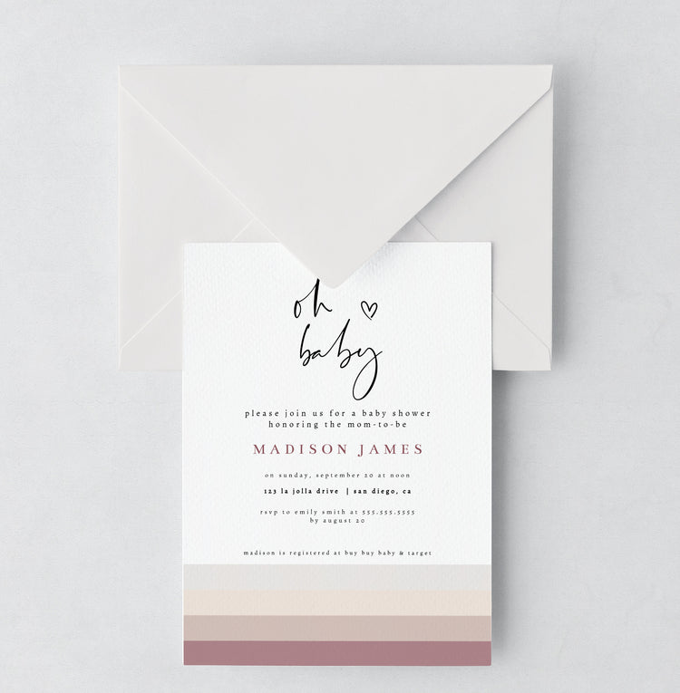 WREN | Boho Baby Shower Invite