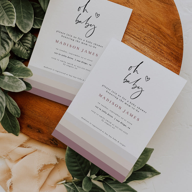 WREN | Boho Baby Shower Invite