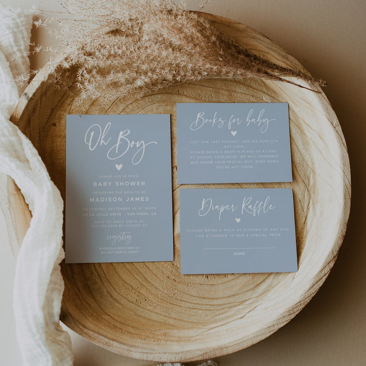 KAI | Baby Shower Invitation Suite