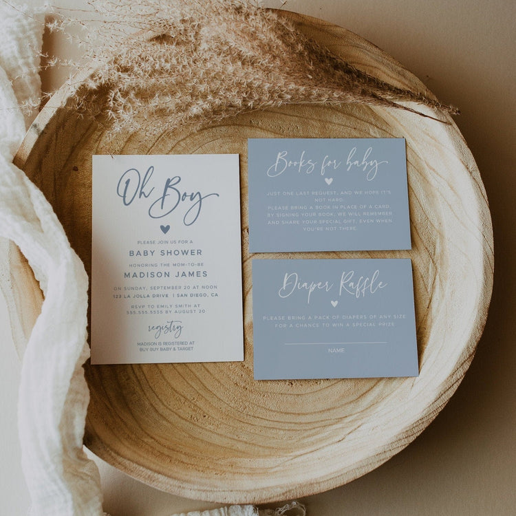 KAI | Baby Shower Invitation Suite