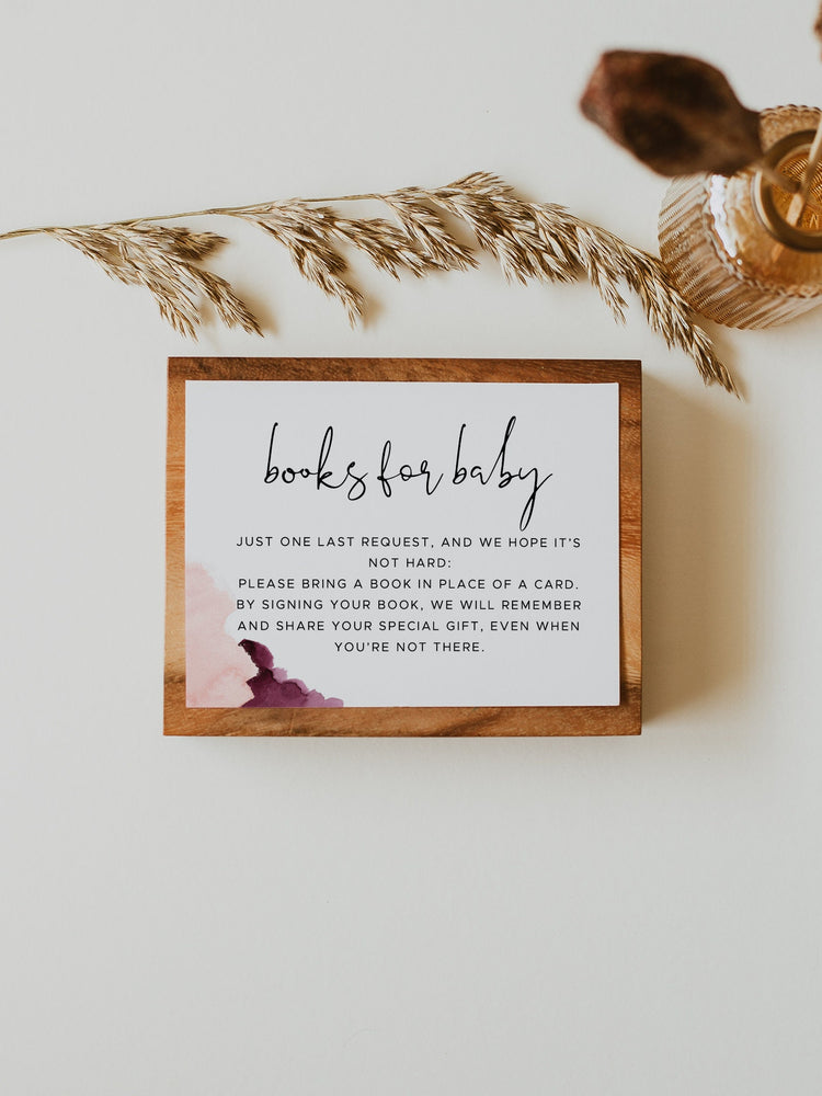 DAKOTA | Pink & Burgundy Baby Shower Suite