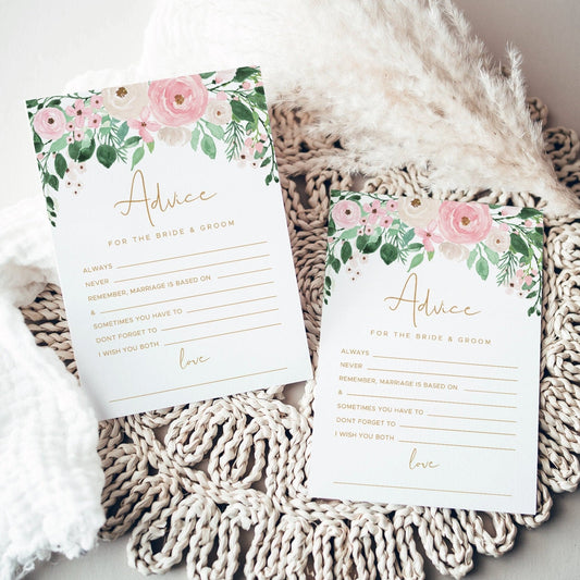 FLORA | Bridal Shower Advice Card