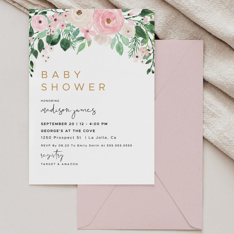 FLORA | Baby Shower Invitation Suite