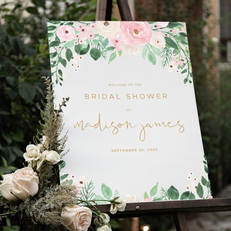 FLORA | Bridal Shower Welcome Sign