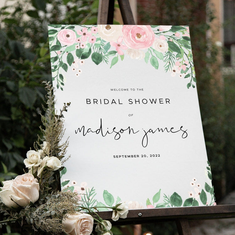 FLORA | Bridal Shower Welcome Sign