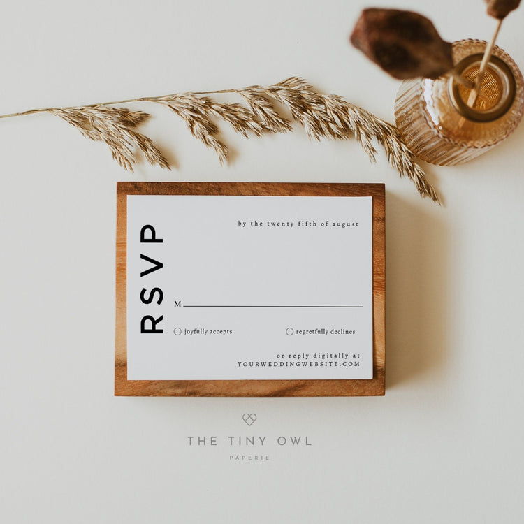 SLOANE | Minimal Arch Wedding Invitation Suite