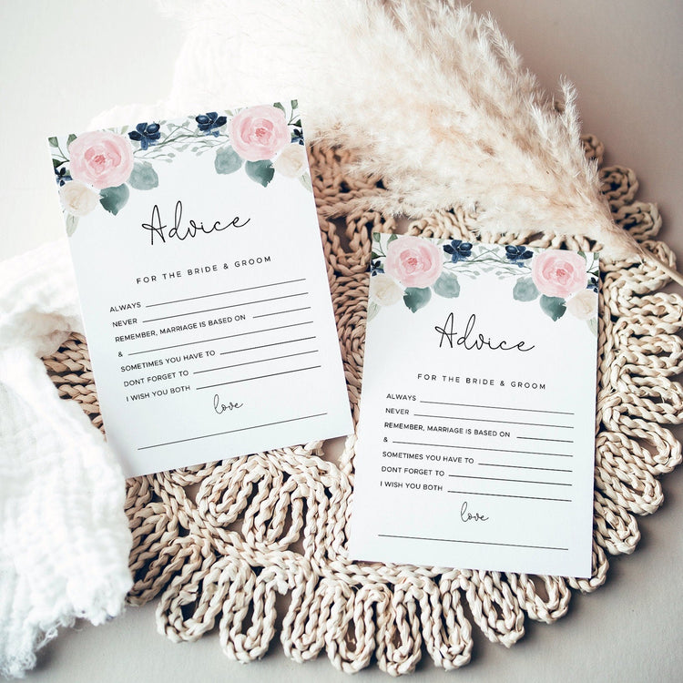JULIET | Bridal Shower Advice Card