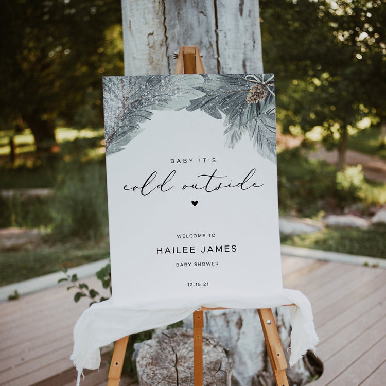 EVERLY| Baby Shower Welcome Sign