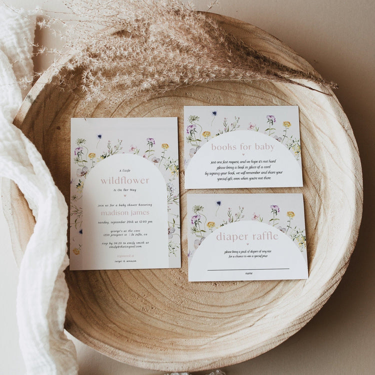 EMELINE | Baby Shower Invitation Suite