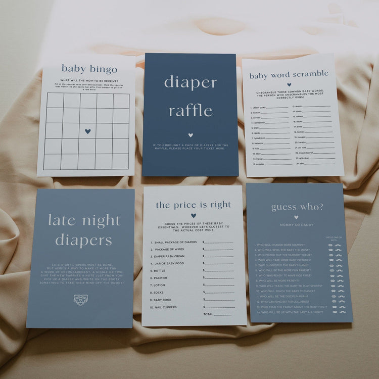 JAYDEN | Baby Shower Game Bundle