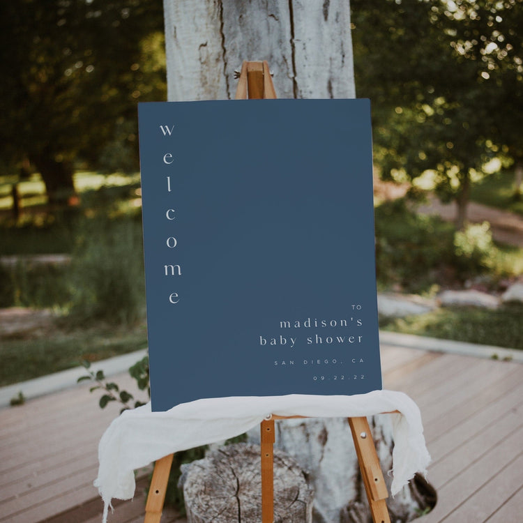 JAYDEN | Baby Shower Welcome Sign