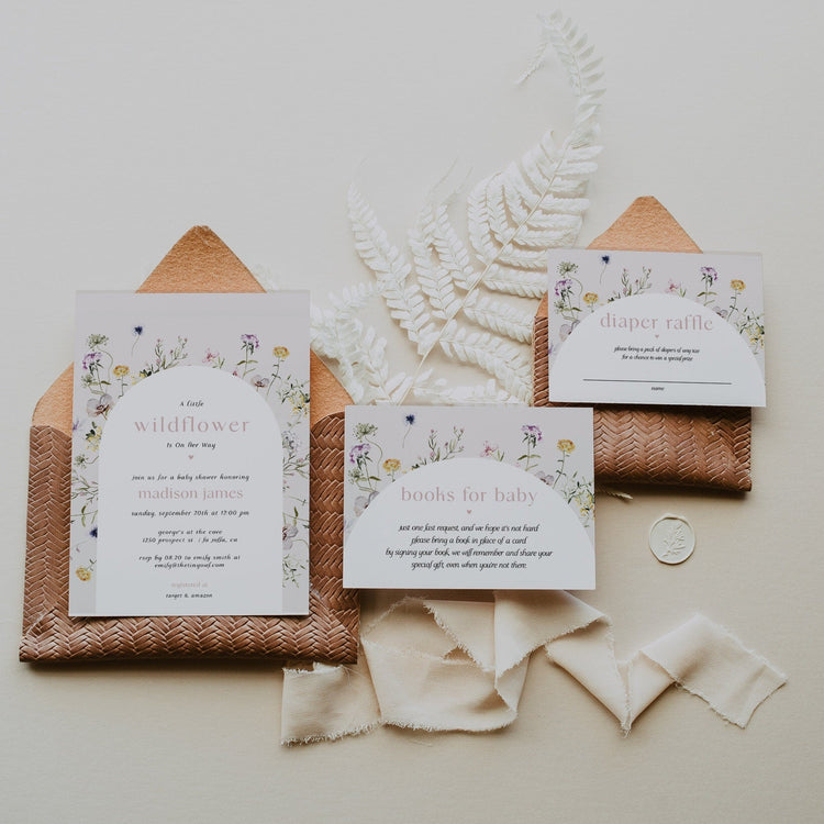 EMELINE | Baby Shower Invitation Suite