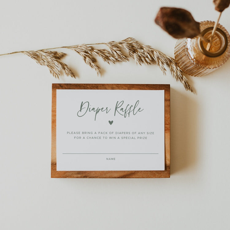 AVERY | Sage Green Baby Shower Invitation Suite