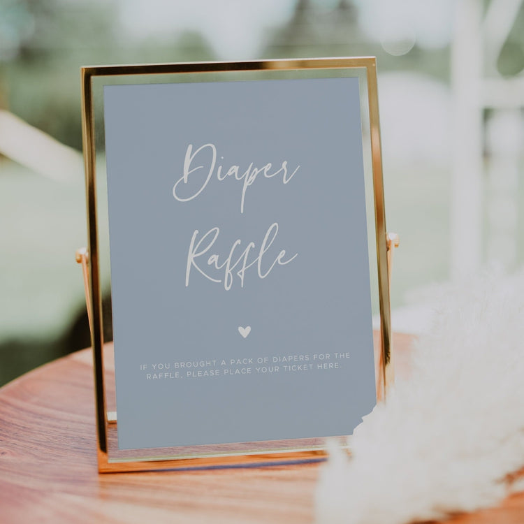 KAI | Diaper Raffle Sign