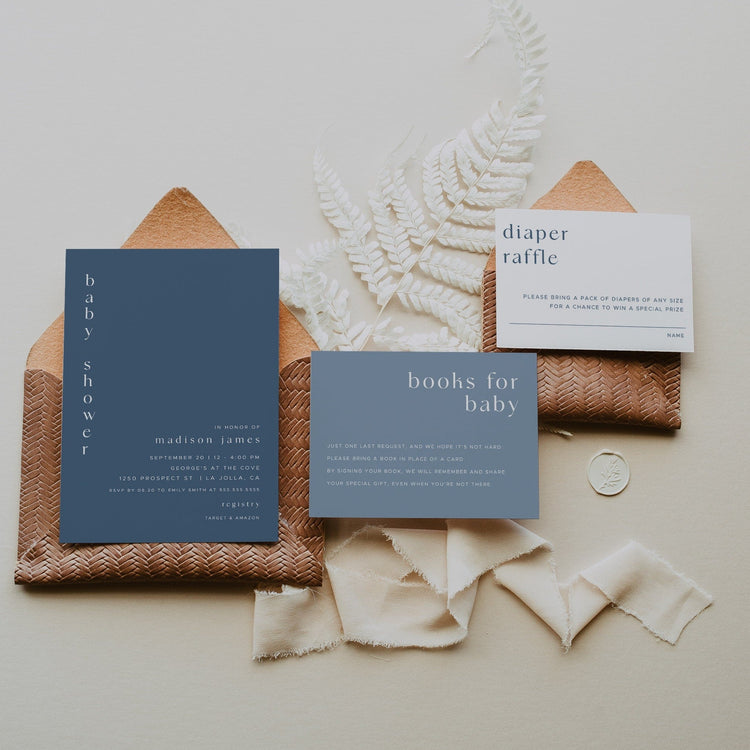 JAYDEN | Baby Shower Invitation Bundle