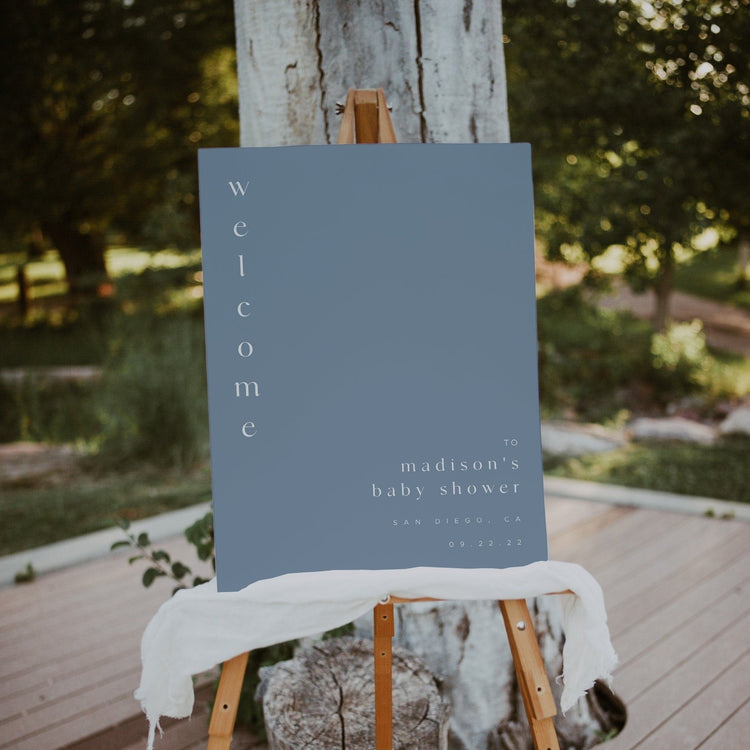 JAYDEN | Baby Shower Welcome Sign
