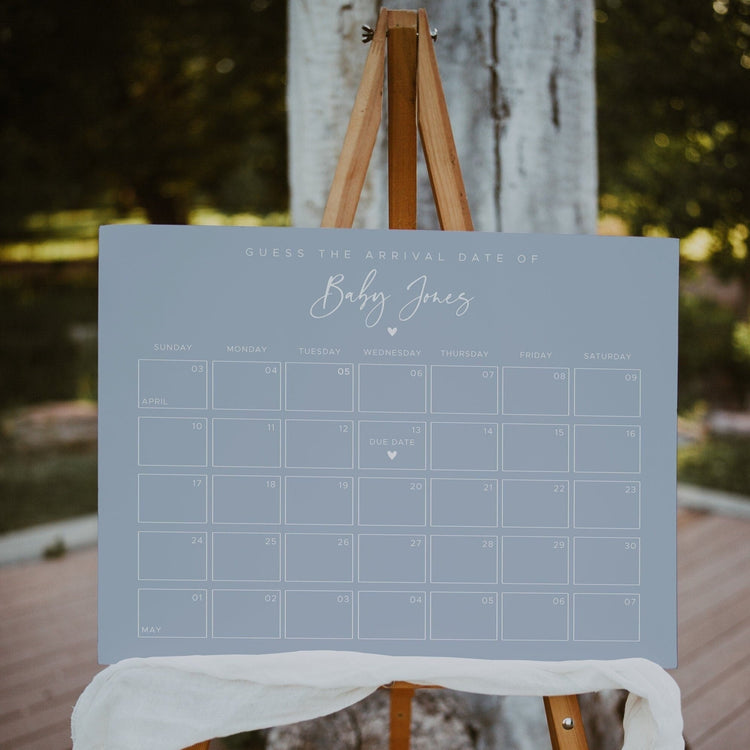 KAI | Guess the Arrival Date Calendar Sign