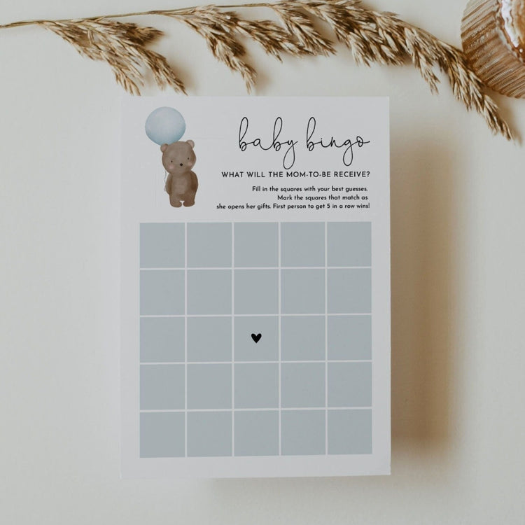 TEDDY | Baby Shower Bingo Game