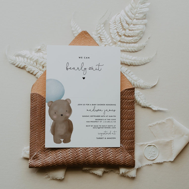 TEDDY | Baby Shower Invitation
