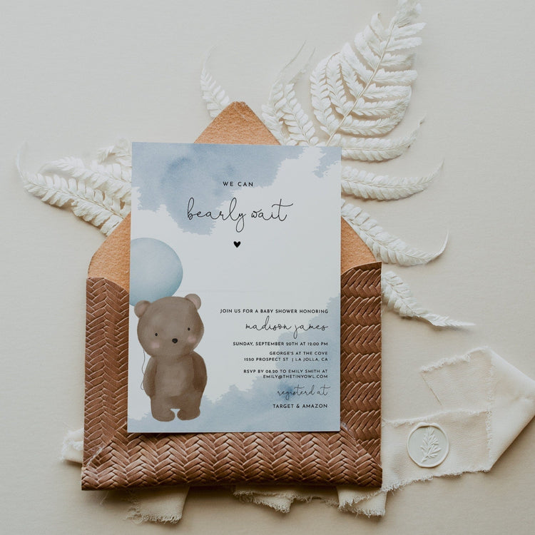 TEDDY | Baby Shower Invitation