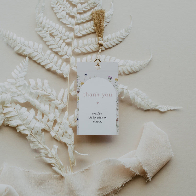EMELINE | Baby Shower Favor Tag