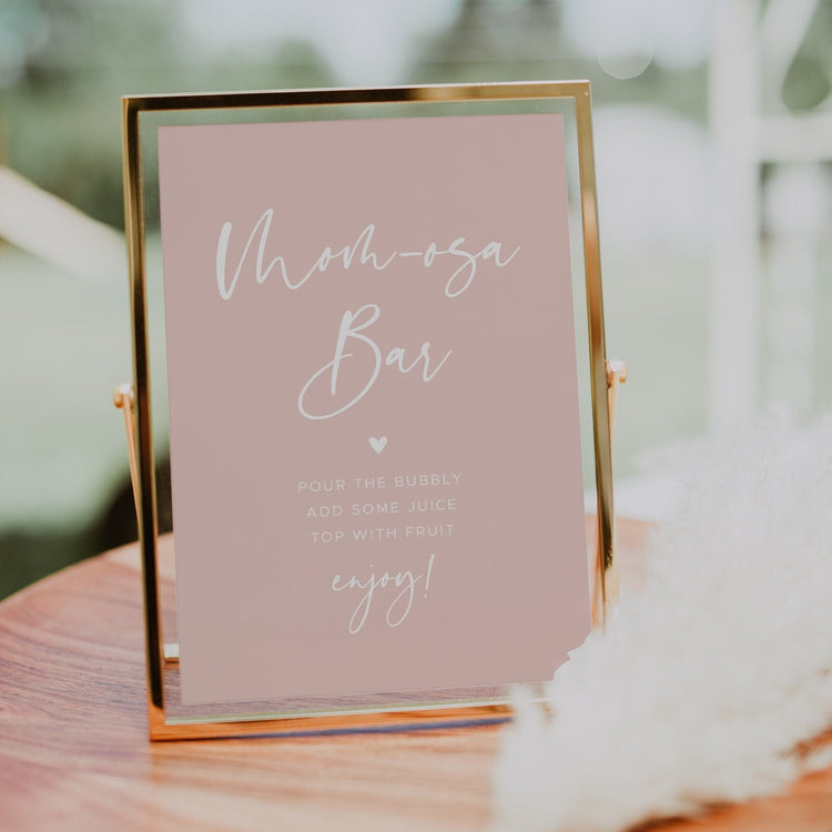 BEVERLY | Mom-osa Bar Sign