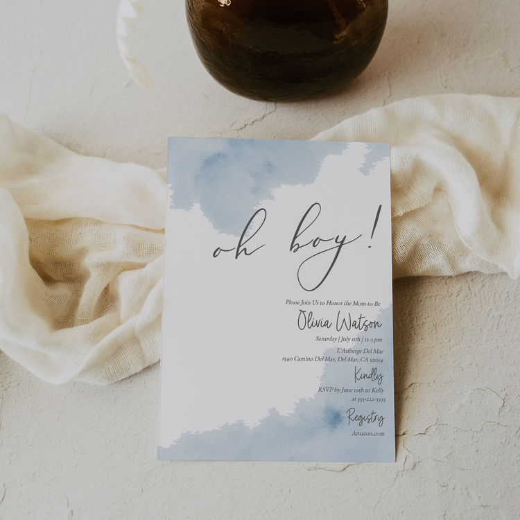 LUCA | Baby Shower Invitation