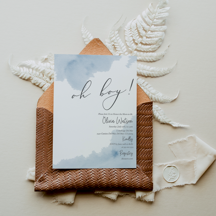 LUCA | Baby Shower Invitation
