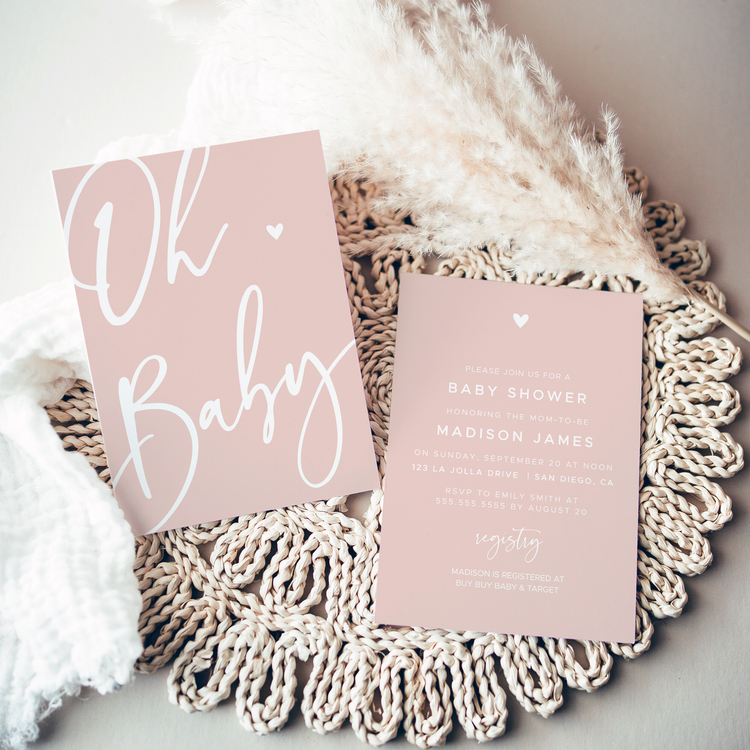 BEVERLY | Baby Shower Invitation