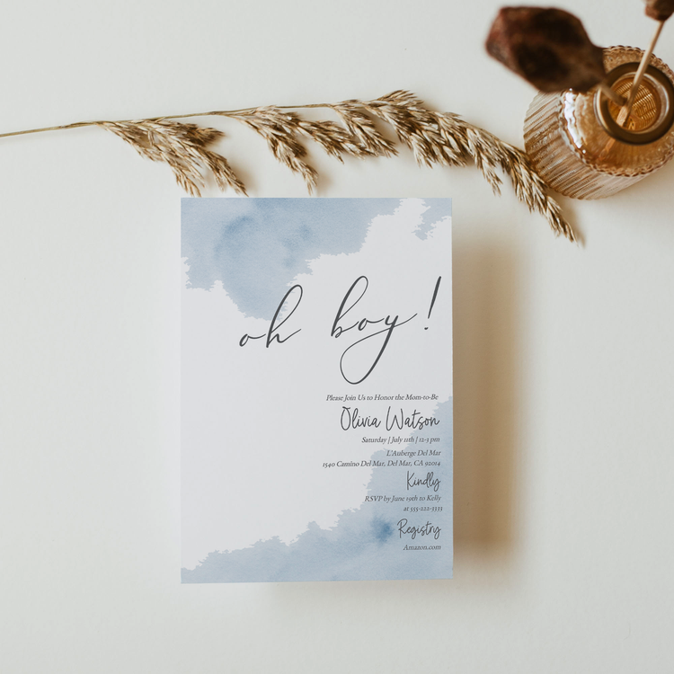 LUCA | Baby Shower Invitation