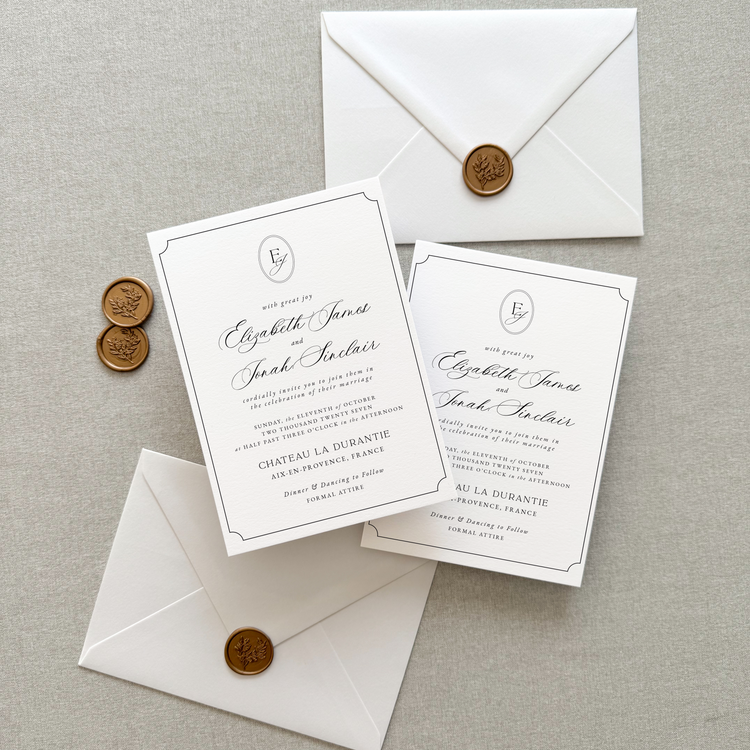 Chrystie | Luxury European Wedding Invitation Suite