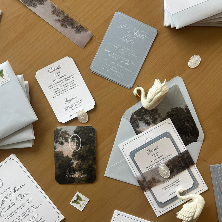 Chrystie | Luxury European Wedding Invitation Suite