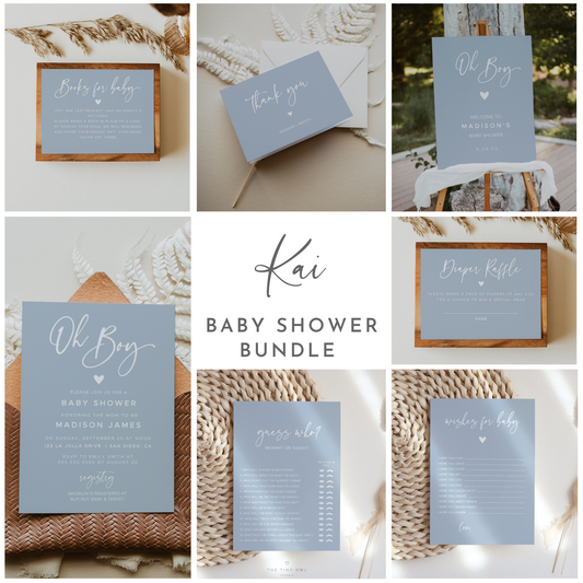 KAI | Blue Baby Shower Bundle