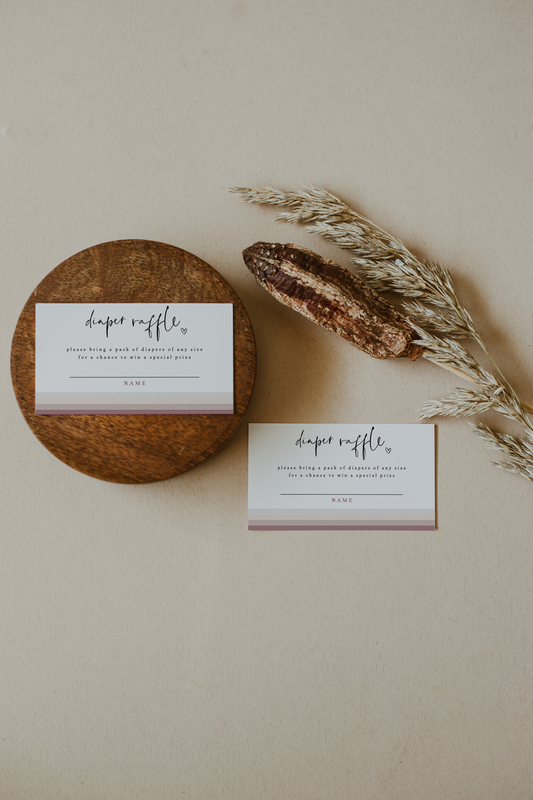WREN | Bohemian Diaper Raffle Card