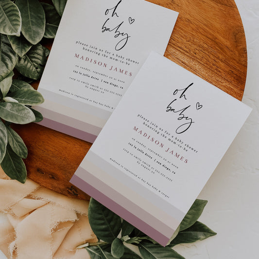 WREN | Boho Baby Shower Invite