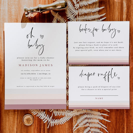WREN | Boho Baby Shower Suite