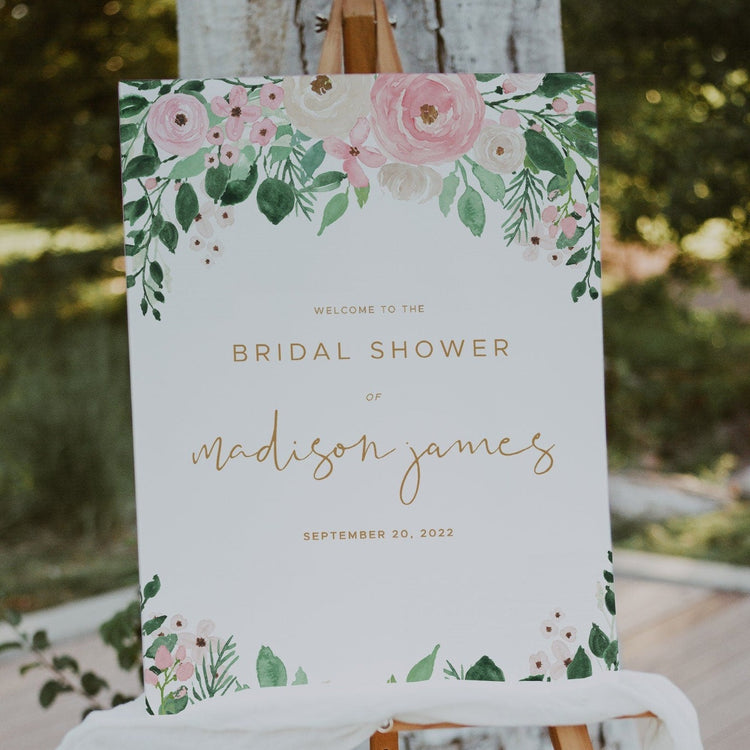 FLORA | Bridal Shower Welcome Sign