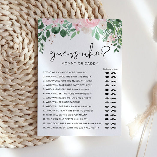 FLORA | Guess Who Baby Shower Game