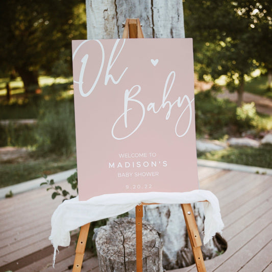 BEVERLY | Baby Shower Welcome Sign