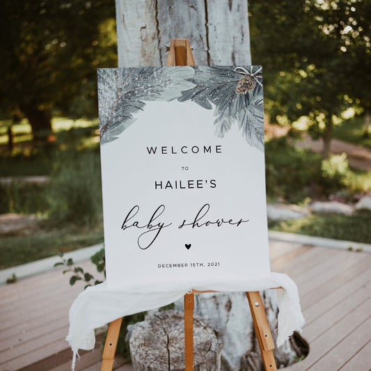 EVERLY| Baby Shower Welcome Sign