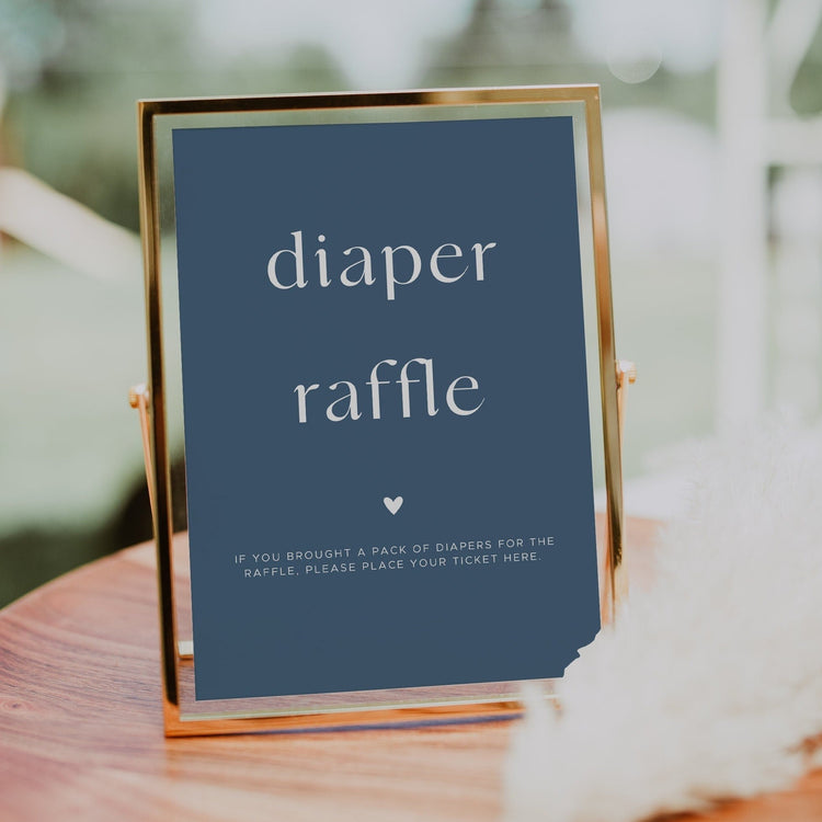 JAYDEN | Diaper Raffle Sign